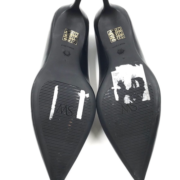 Stuart Weitzman Dancer 75mm Leather Pump Black Size 6 Heel Height 3" - Picture 10 of 11